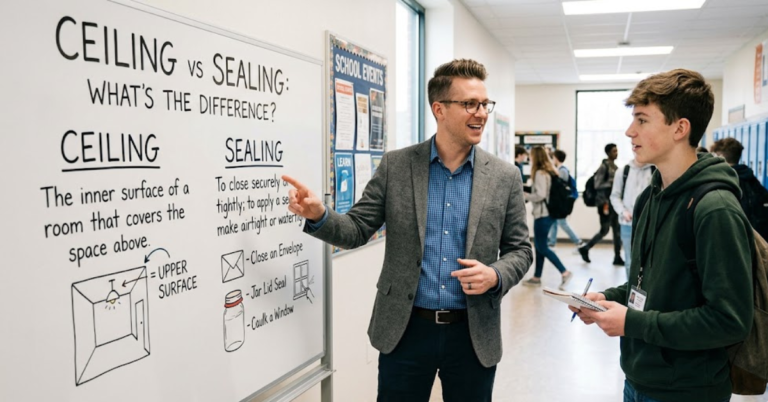 Ceiling vs Sealing What’s the Difference
