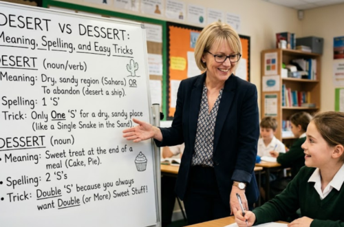 Desert vs Dessert Meaning, Spelling, and Easy Tricks