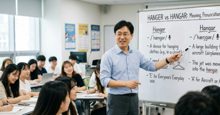 Hanger vs Hangar Meaning, Pronunciation & Usage