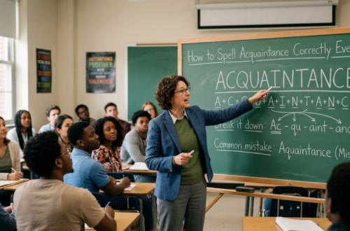 How to Spell Acquaintance Correctly Every Time
