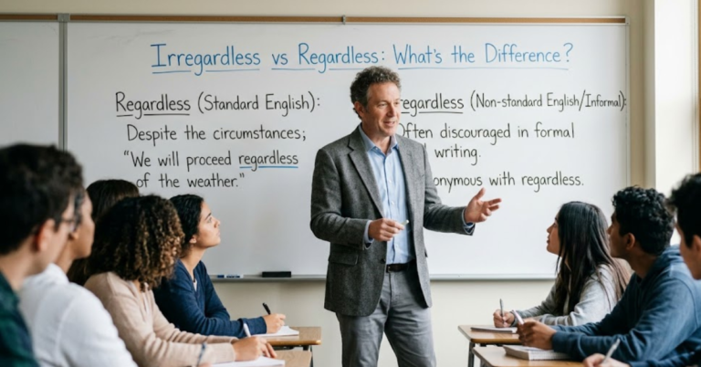 Irregardless vs Regardless What’s the Difference