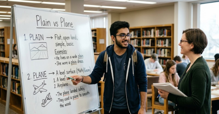Plain vs Plane Meaning, Difference, and Easy Examples