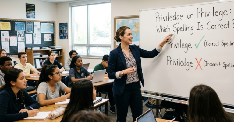 Priviledge or Privilege Which Spelling Is Correct
