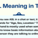ASL Meaning Slang: What It Really Means in Text