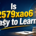 Is 2579xao6 Easy to Learn