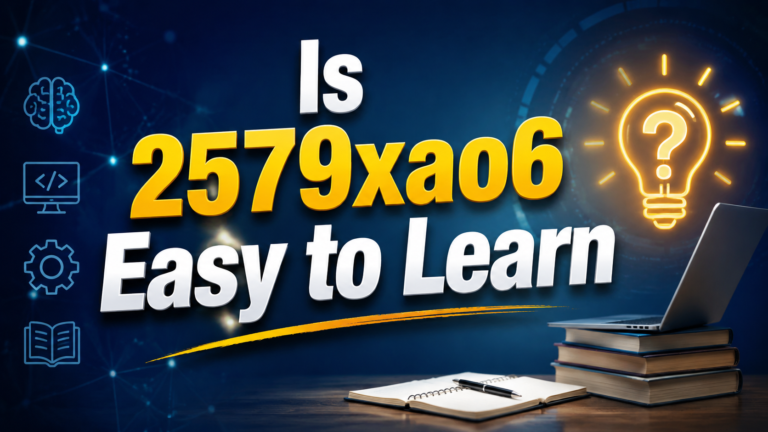 Is 2579xao6 Easy to Learn