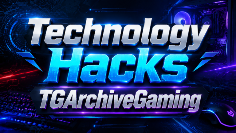 Technology Hacks TGArchiveGaming
